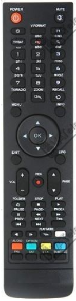 Golden Media UNI-BOX 9060CRCI HD - Original remote control Golden Media UNI-BOX 9060CRCI HD - Original remote control